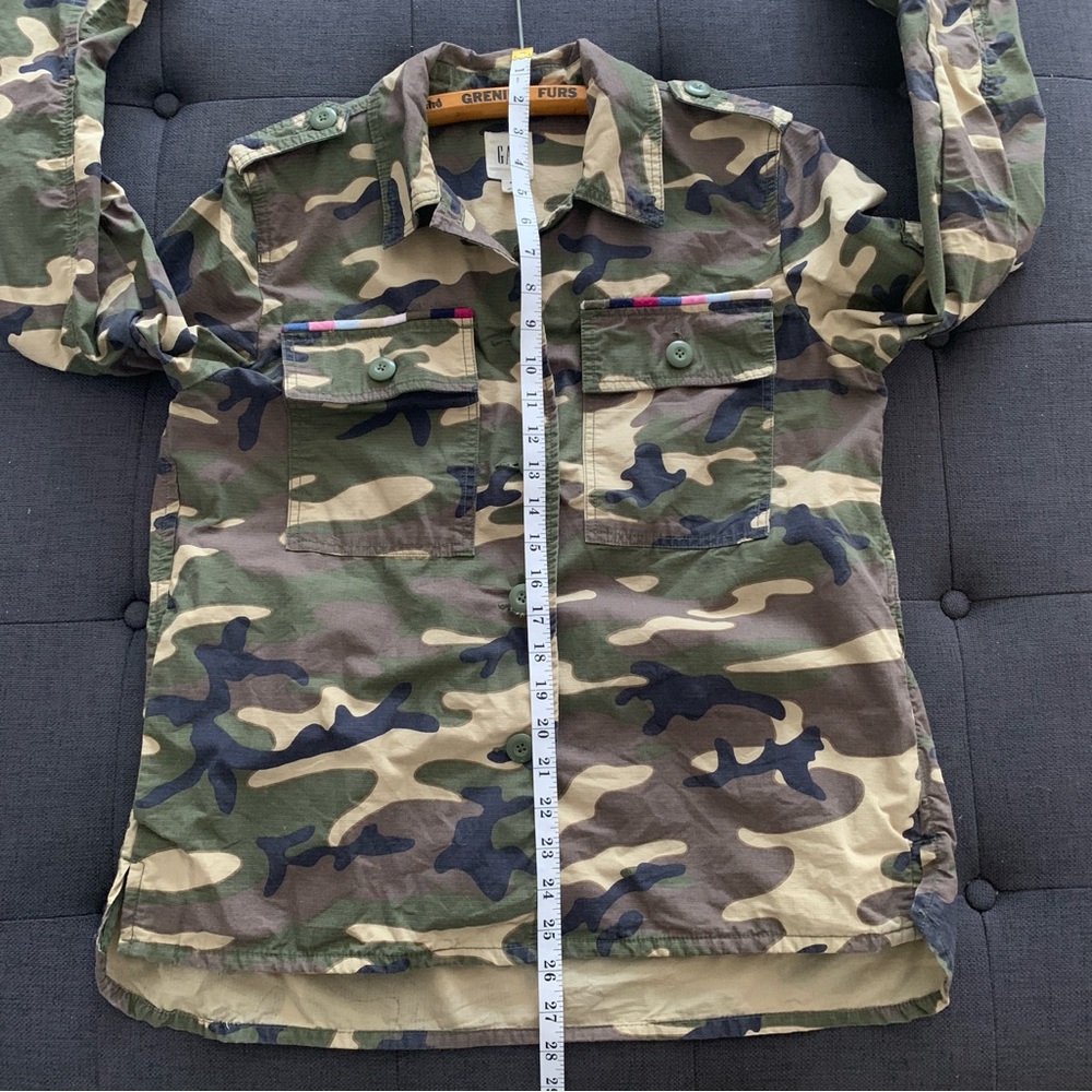 GAP Green and Brown Camo military Jacket - Picture 7 of 8